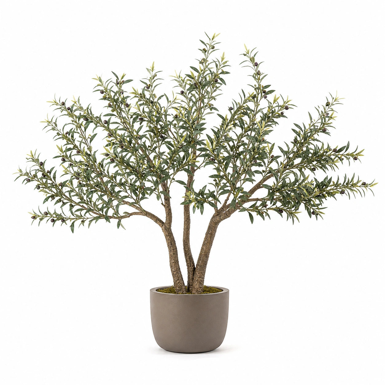 Arbre d'olivier artificiel en pot de 150 cm avec protection UV