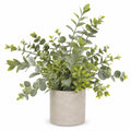 Plante verte artificielle en pot de 30 cm pour décoration intérieure