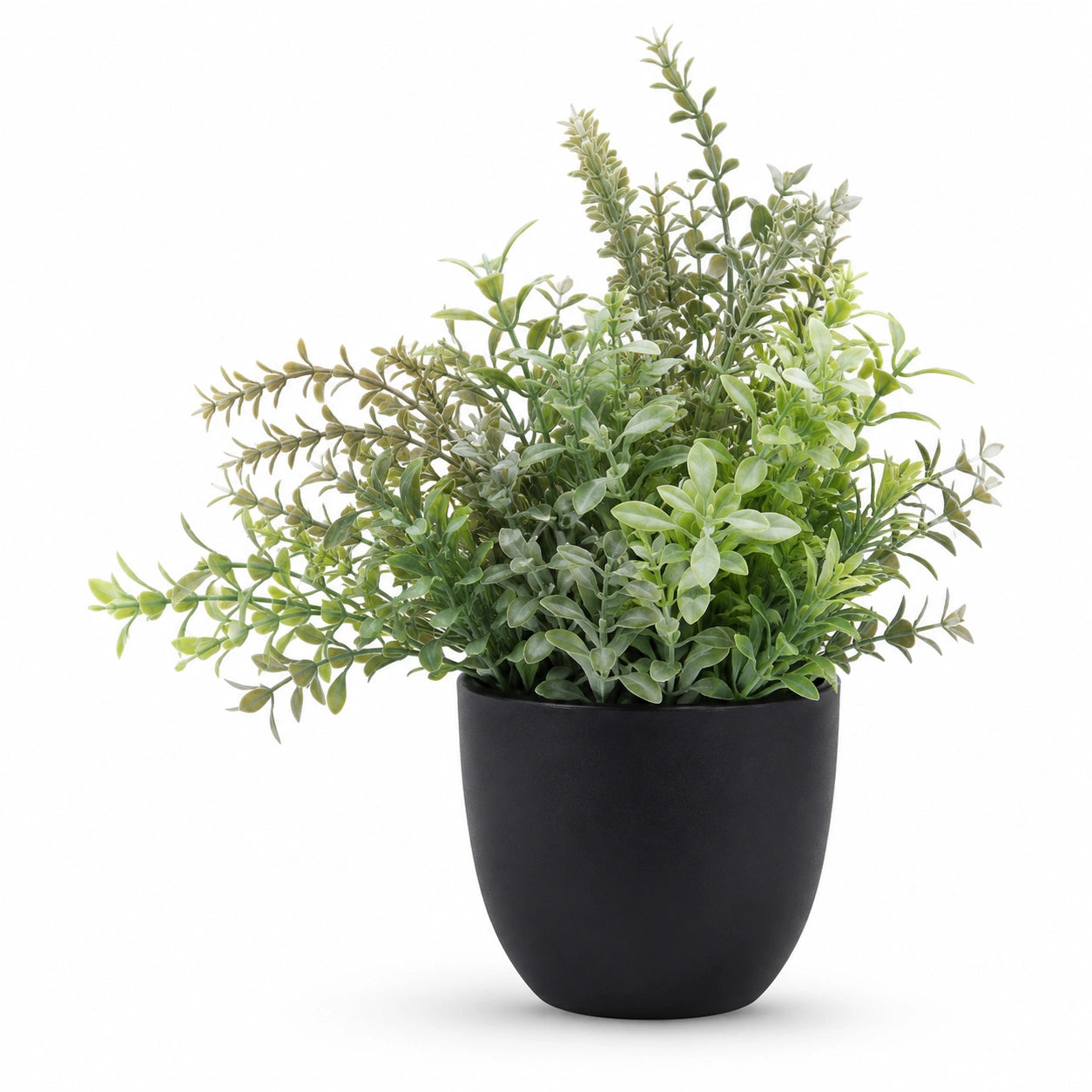 Plante Verte Artificielle avec Pot Noir