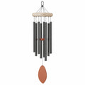 Carillon à vent noir et bois pour extérieur