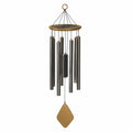 Carillon à vent doré et acier, longueur 75 cm