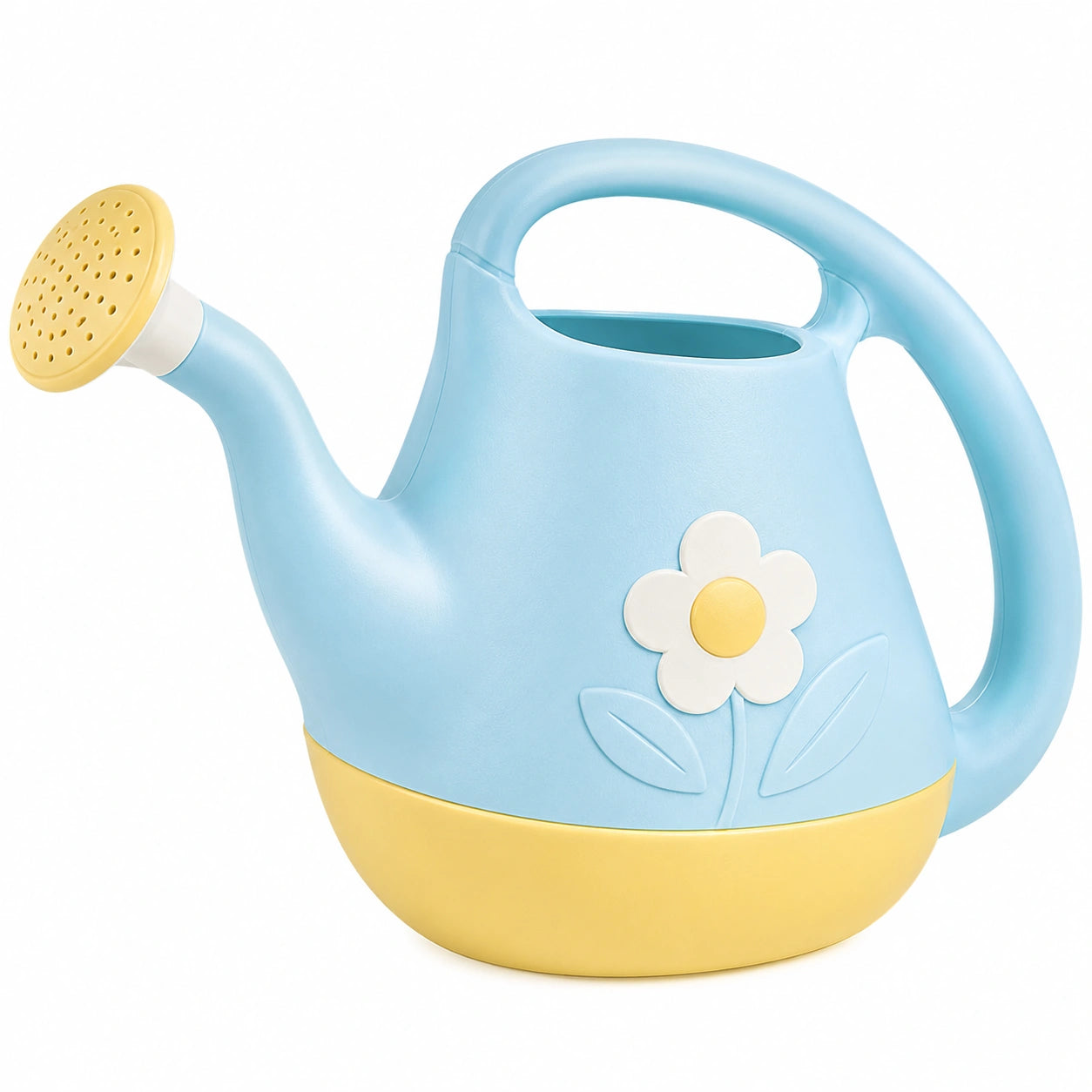 Arrosoir Enfant Bleu et Jaune avec Motif Fleur 1,5L