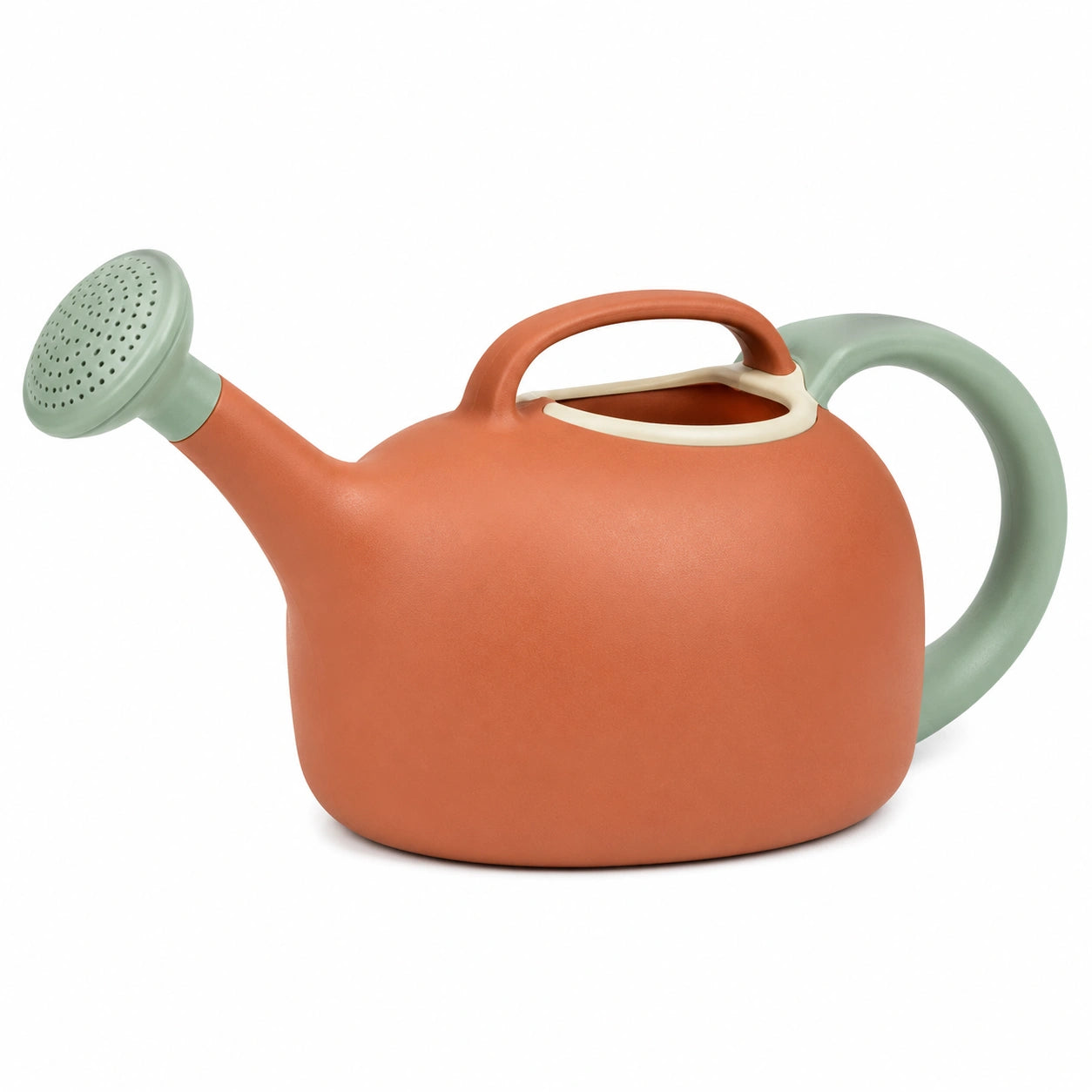 Arrosoir ergonomique 2L orange et vert pour jardin