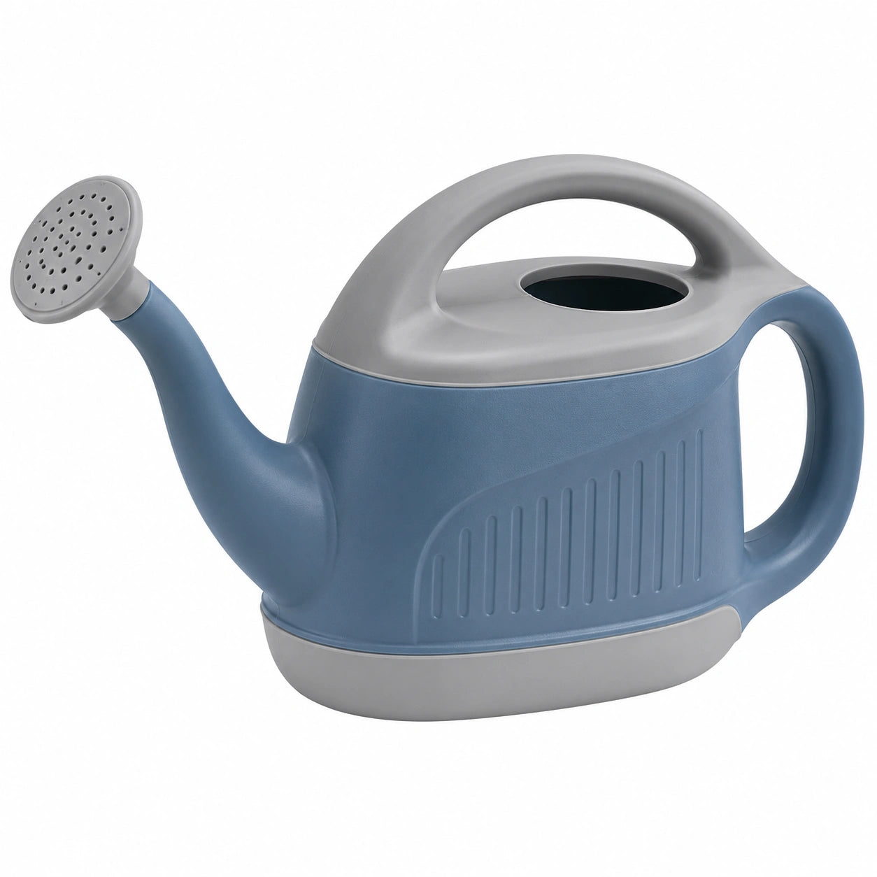 Arrosoir 5L bleu et gris avec poignée ergonomique